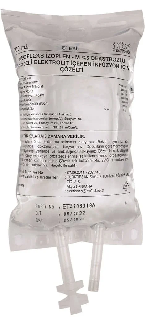 Neoflex Izoplen-M 5% Dextrose Balanced Electrolyte Containing Solution for Infusion