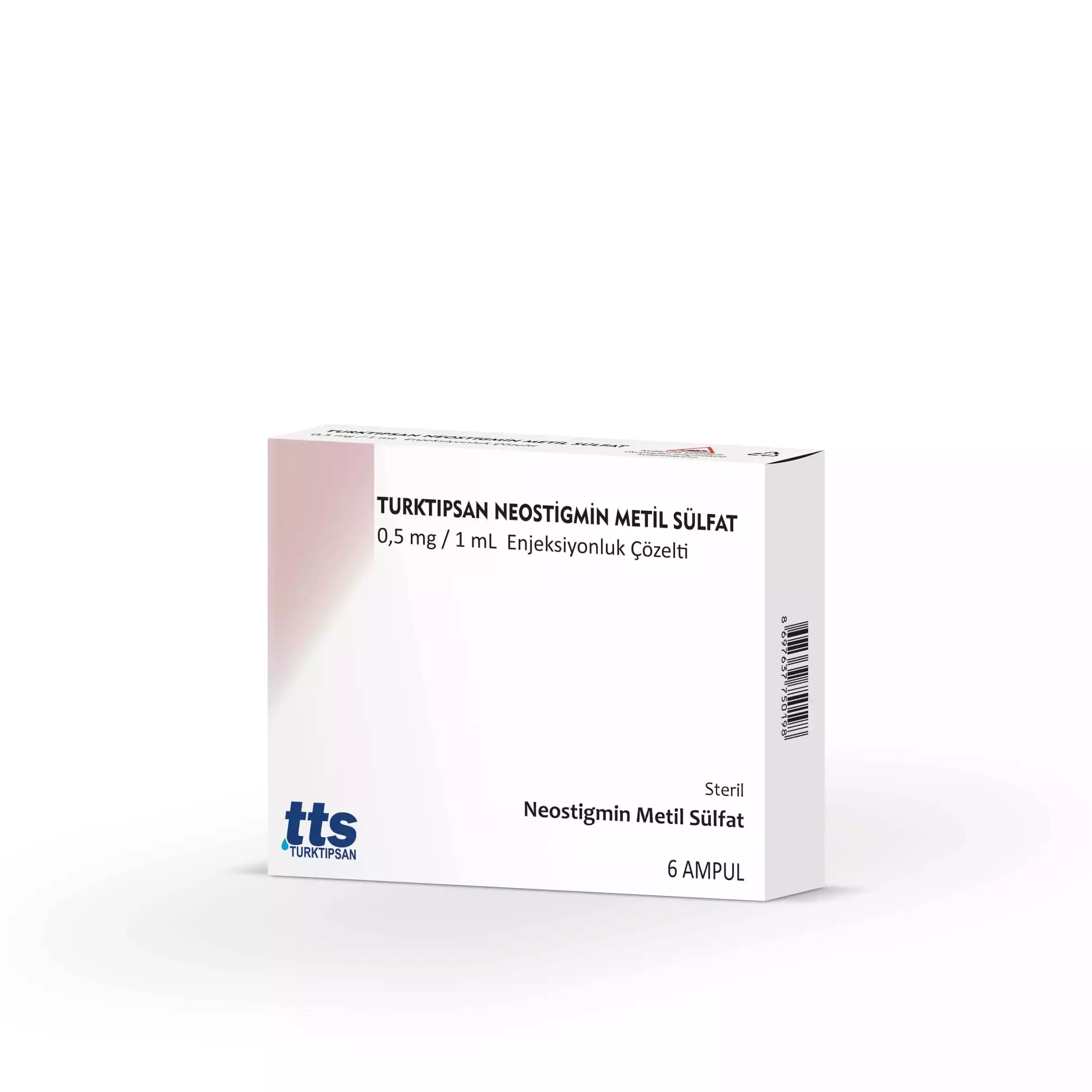 Turktipsan Neostigmine Methyl Sulfate 0.5 mg/1 mL Injectable Solution